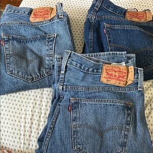 Levi's | 36x 36 | 501’s Classic Button Fly Jeans Lot